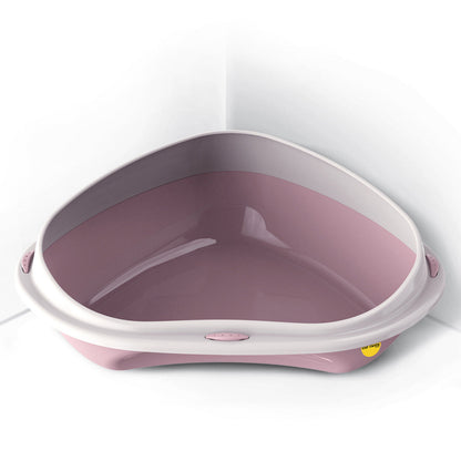 Cat Corner Litter Tray Large or Jumbo Rim Pet Open Toilet Pan Box Cat Centre?